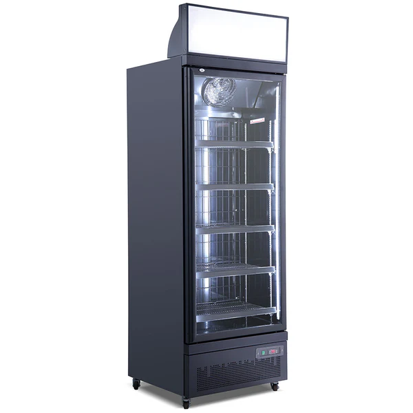 Commercial Upright 1 Door Black Freezer IC COLD FD-BS75AH