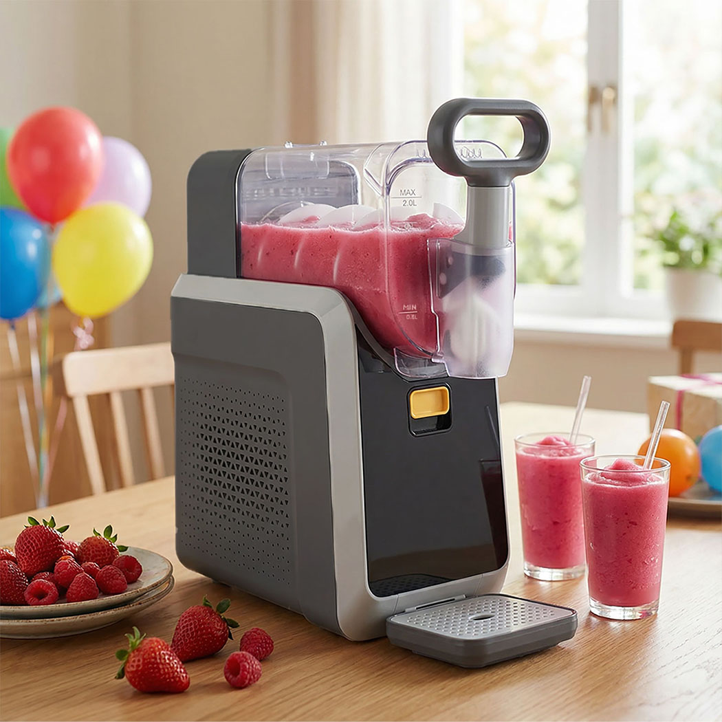 Spector 2L Home Slush Machine Rapid Chill Self-Cleaning 5 Presets Drink Maker ICE1009-GY-AU