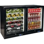 Schmick Quiet Running Under Bench Beer Wine Combination Fridge SK156-COMBO-BM