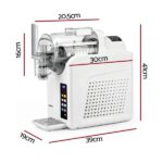 Devanti Slushie Machine 2L Frozen Drink Maker Ice Cream Cocktail Slush Maker Black SLS-CR03-2L-WH