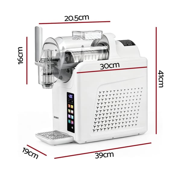 Devanti Slushie Machine 2L Frozen Drink Maker Ice Cream Cocktail Slush Maker Black SLS-CR03-2L-WH