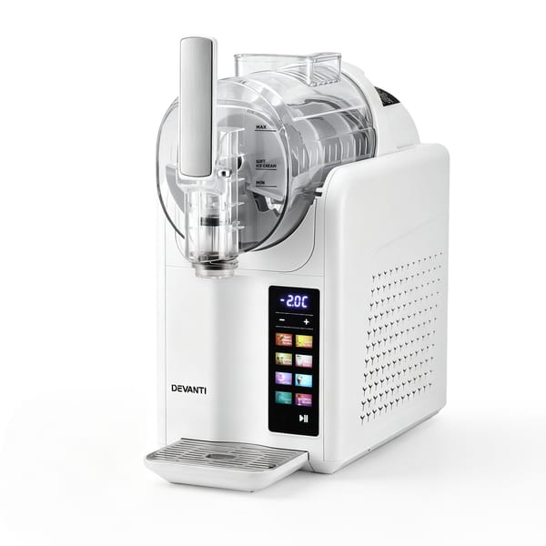 Devanti Slushie Machine 2L Frozen Drink Maker Ice Cream Cocktail Slush Maker Black SLS-CR03-2L-WH
