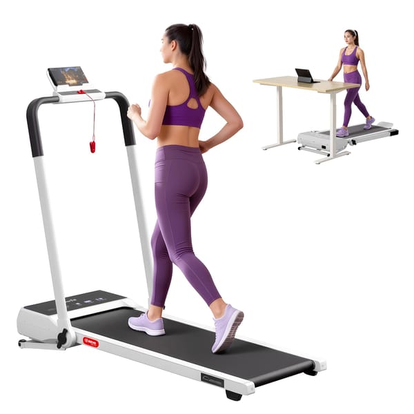 Everfit 3 in 1 Walking Pad Treadmill 20% Auto Incline Under Desk Foldable TMILL-400H-AINC-WH