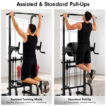 Powertrain Pull-Up & Dip Power Tower Multifunction Strength Training Station pow-irp-ds8-bk