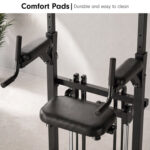 Powertrain Pull-Up & Dip Power Tower Multifunction Strength Training Station pow-irp-ds8-bk