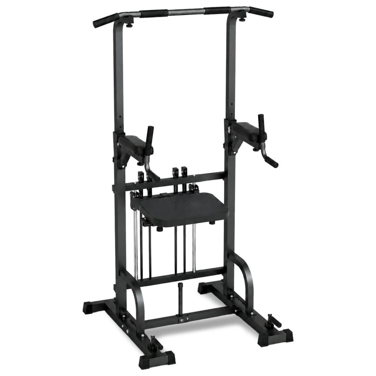 Powertrain Pull-Up & Dip Power Tower Multifunction Strength Training Station pow-irp-ds8-bk