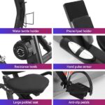 Everfit Exercise Bike Recumbent Cycling Magnetic Bluetooth App Connect Home Gym EB-H-RB-04-BK