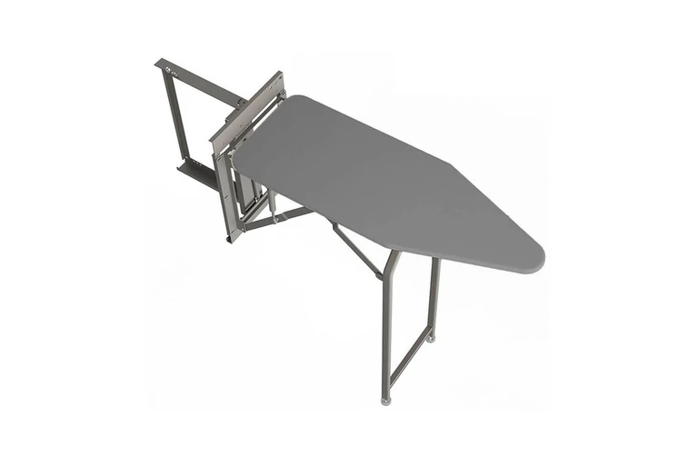 Side-Mounted Retractable Folding Ironing Board - 925mm - Grey HEUGER-POIB-4796