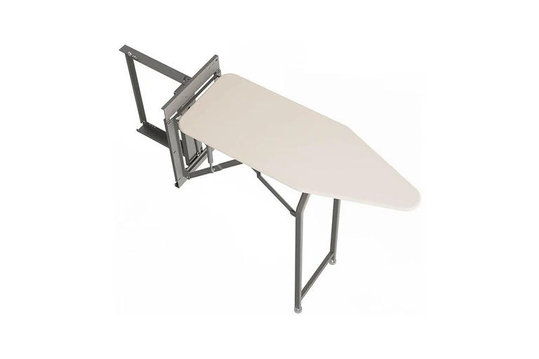 Side-Mounted Retractable Folding Ironing Board - 925mm - White HEUGER-POIB-4797