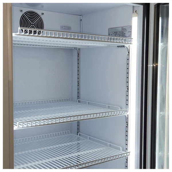 Corona Branded Design - Upright Quiet Running Glass Door Bar Fridge SC372W-CORONA