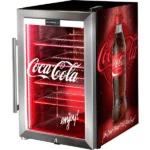 Official Coca-Cola branded Tropical Triple Glazed Outdoor Glass Bar Fridge 70 Litre SC70-SS-CER