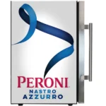 Peroni branded Tropical Triple Glazed Outdoor Glass Door bar fridge SC70-SS-PERONI