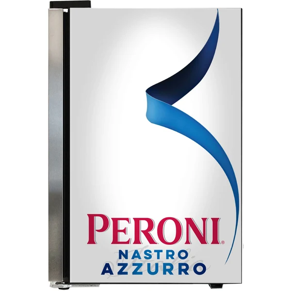 Peroni branded Tropical Triple Glazed Outdoor Glass Door bar fridge SC70-SS-PERONI