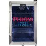 Peroni branded Tropical Triple Glazed Outdoor Glass Door bar fridge SC70-SS-PERONI