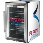 Peroni branded Tropical Triple Glazed Outdoor Glass Door bar fridge SC70-SS-PERONI