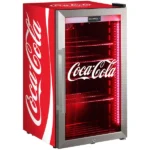 Official Coca-Cola branded Outdoor Triple Glazed Alfresco Bar Fridge with Led Strip Lights SC88-SS-CCR