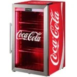 Official Coca-Cola branded Outdoor Triple Glazed Alfresco Bar Fridge with Led Strip Lights SC88-SS-CCR