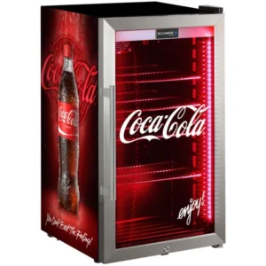 Official Coca-Cola branded Outdoor Triple Glazed Alfresco Bar Fridge with Led Strip Lights SC88-SS-CER