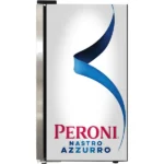 Peroni Themed Alfresco Bar Fridge with Led Strip Lights and LOW E Glass Door SC88-SS-PERONI