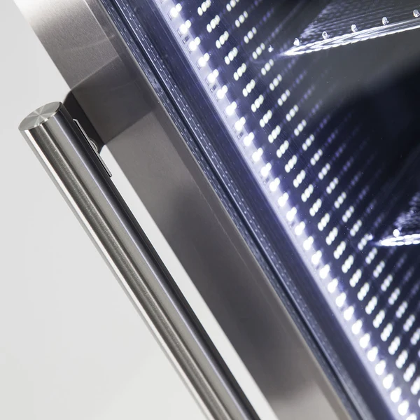 Peroni Themed Alfresco Bar Fridge with Led Strip Lights and LOW E Glass Door SC88-SS-PERONI