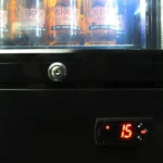 Fosters Branded Skinny Upright Bar Fridge SS-P160-FOSTERS