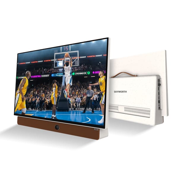 SKYWORTH 24-Inch 12V Portable TV 1080P FHD Wide Viewing Angle Smart Google TV 24LP60G features HDR10, Dolby Audio, Bluetooth. FREE Delivery