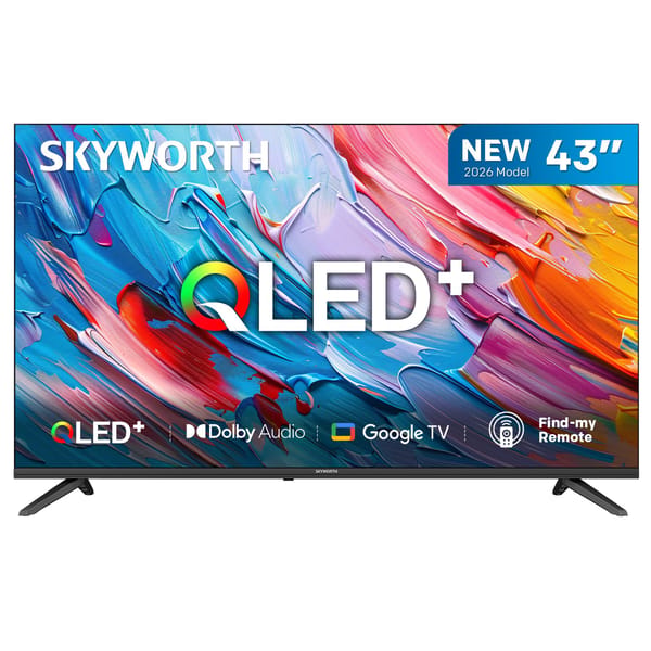 SKYWORTH Q5600H 43'' QLED+ Smart Google TV FHD HDR10 HLG Dolby Audio 43Q5600H
