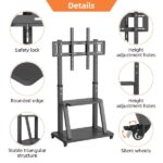 Adjustable Heavy Duty Mobile TV Cart Stand V178-62251