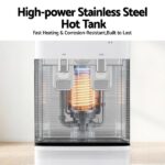 Devanti 2 Taps Water Cooler Dispenser Bottom Loading Dispenser Chiller Filter Purifier WD-608-2T-WH