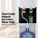 Devanti 2 Taps Water Cooler Dispenser Bottom Loading Dispenser Chiller Filter Purifier WD-608-2T-WH