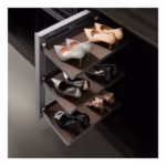 HiGold A Series Slide Out Wardrobe Storage Baskets 3-Tier - Left Side Mount HG-703571S-2359