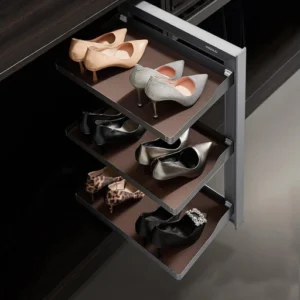 HiGold A Series Slide Out Wardrobe Storage Baskets 3-Tier - Right Side Mount HG-703572S-2360