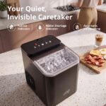 LUVIMO 15kg Ice Maker Machine Double Open Cover Deep Clean - Black IM-ZB-J-15OPEN-BK