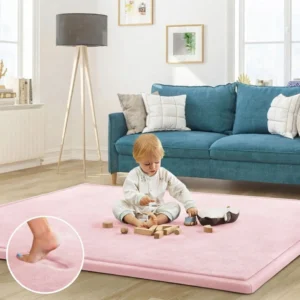 CARLA HOME Baby Play Mat 200x300cm Thick Foam Crawling Mat Infants Pink LSB-36552