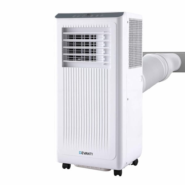 Devanti Portable Air Conditioner 5000 BTU 3-in-1 with Remote Control PAC-B-5000-WH