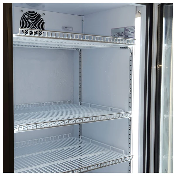 Bundy Rum Upright Quiet Running Black Glass Door Bar Fridge SC372B-Bundy-1