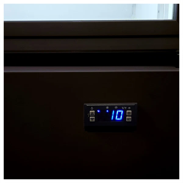 Bundy Rum Upright Quiet Running Black Glass Door Bar Fridge SC372B-Bundy-1