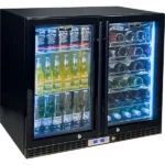 Schmick Under Bench Beer and Wine Dual Zone Bar Fridge SK228D-B-HD