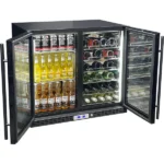 Schmick Under Bench Beer and Wine Dual Zone Bar Fridge SK228D-B-HD