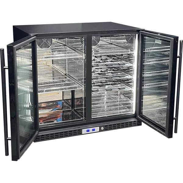 Schmick Under Bench Beer and Wine Dual Zone Bar Fridge SK228D-B-HD
