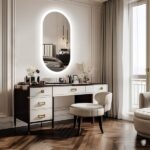 1000x500mm LED Bathroom Mirror Oval Anti-Fog Dimmable Wall Mount V178-66709