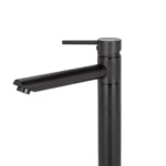Molla Floor Standing Bath Mixer with Swivel Spout - Matte Black VALE-FSM0029-B