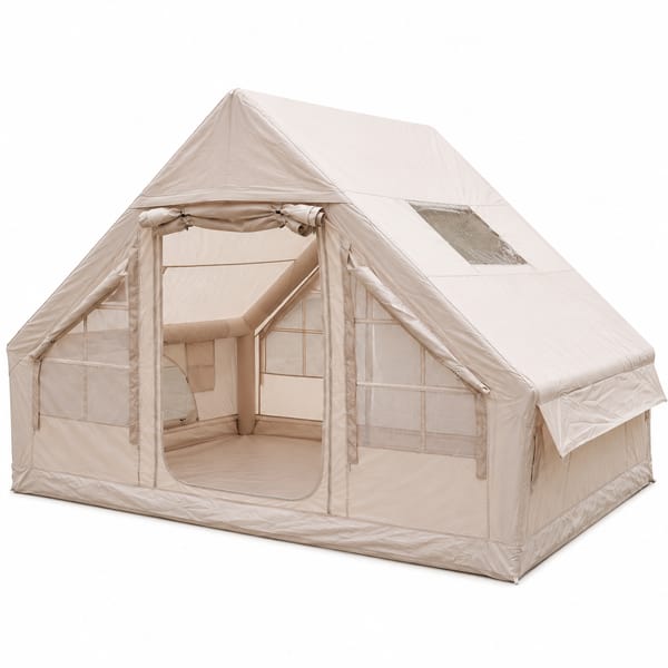 Weisshorn A-Frame Inflatable Air Tent with Mesh Windows Family Glamping XFSK-KH-DU-CA