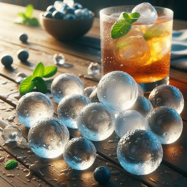 AirFlo Ice Ball Maker - 50mm Sphere Ice Maker - High capacity Manual or auto-fill ZB001