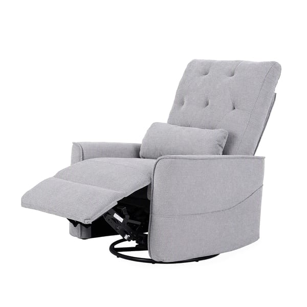 Artiss Electric Massage Recliner Chair with 270° Swivel & Heat Grey RECLINER-C-CHENI-GY-AB