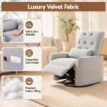 Artiss Electric Massage Recliner Chair with 270° Swivel & Heat Grey RECLINER-C-CHENI-GY-AB