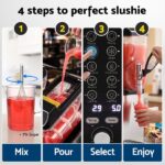 Devanti Commercial Slushie Machine 15L x2 Frozen Drink Maker Dual Tank Silver SLS-CRCOM-15LX2-SS