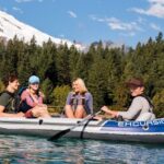 Intex Excursion 4 Inflatable Boat Set with Oars 68324