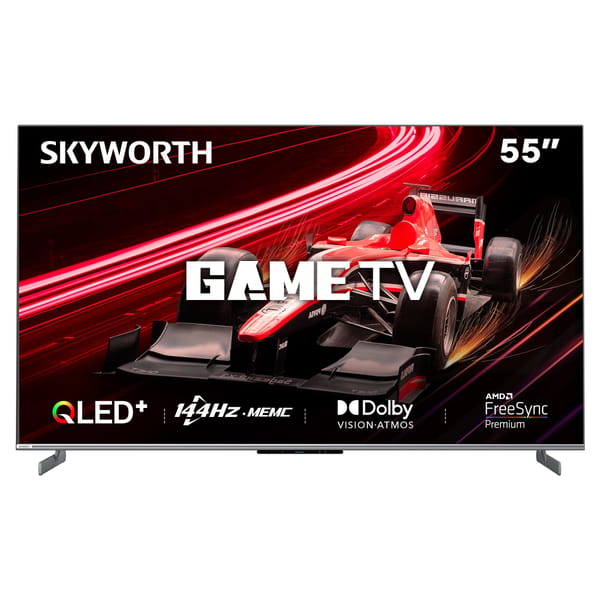 SKYWORTH 55" MagicSound Google TV 144Hz UHD QLED+ Built-in Subwoofer 55Q7700G